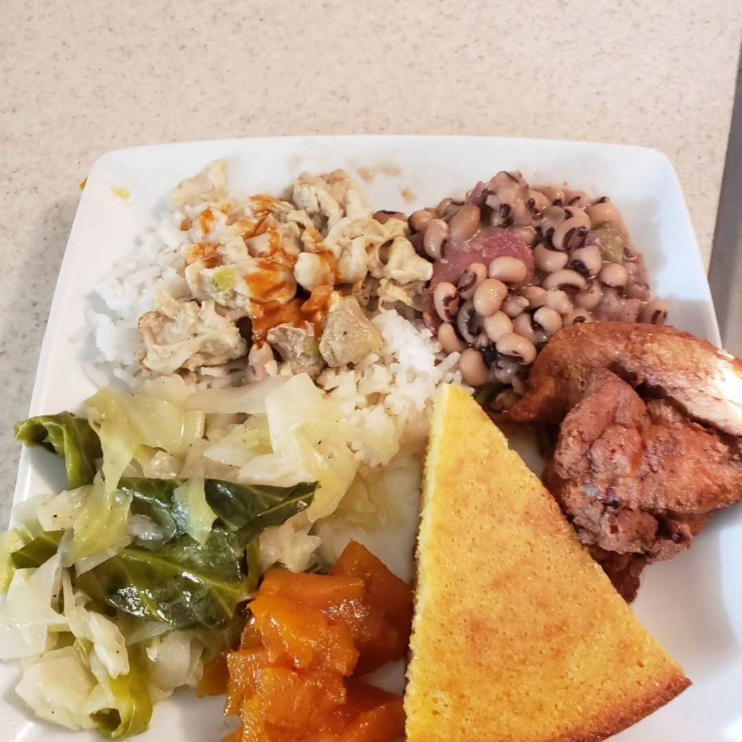 Southern comfort food plate